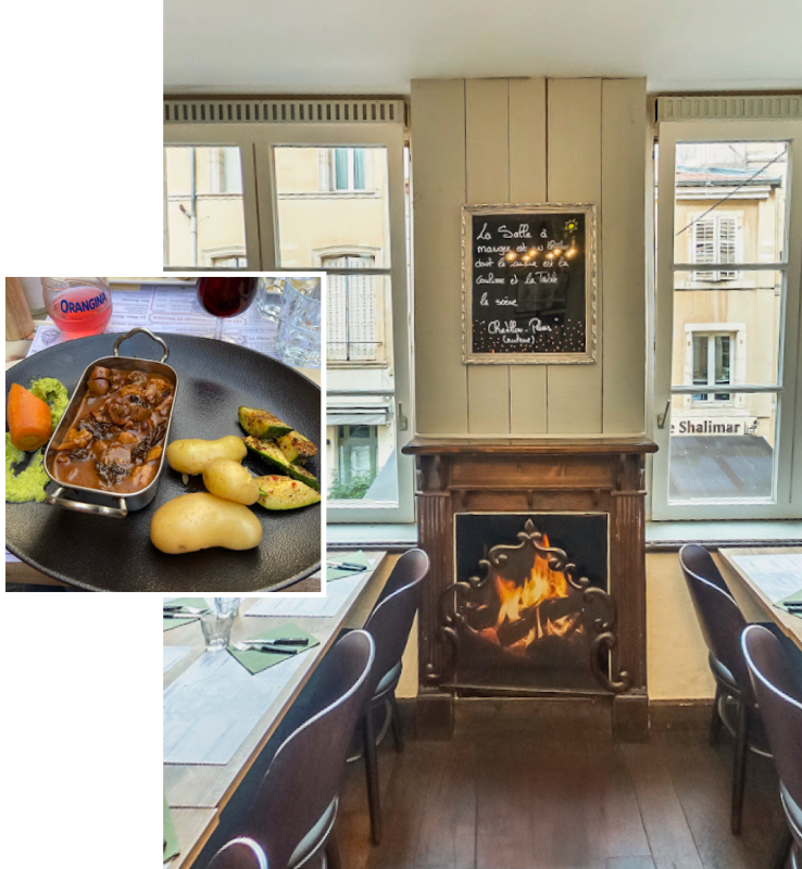 Le restaurant - Restaurant Chez Grand'Mère - restaurant LES ORMES-SUR-VOULZIE